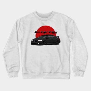 Civic si black T-shirt Crewneck Sweatshirt